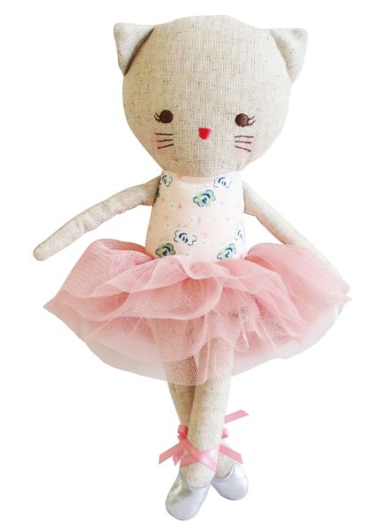 Picture of ODETTE KITTY BALLERINA 25cm LIBERTY BLUE
