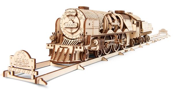 Picture of Ugears V-Express Steam Train & Tender