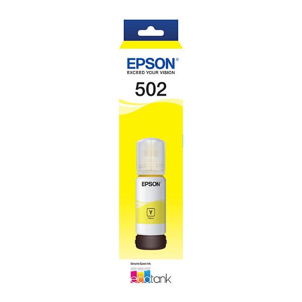 Picture of Epson T502 Yellow Eco Tank Ink Cartridge