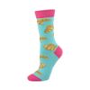 Picture of Bamboozld Sock  -  Crossiant Aqua Womens Size 2-8