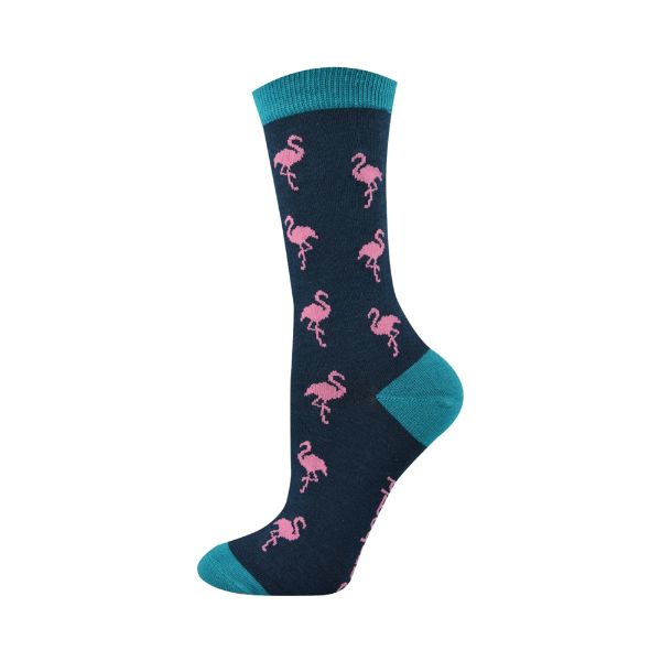 Picture of Bamboozld Sock - Flamingo Womens Size 2-8