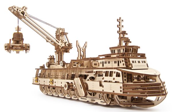 Picture of Ugears Model Research Vessel