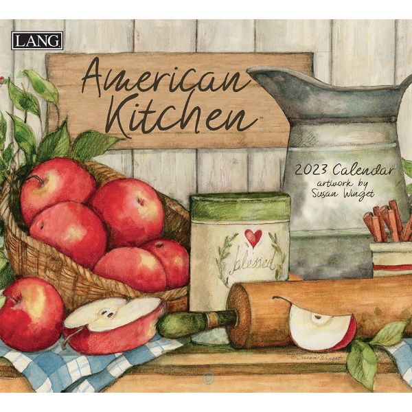 Lang Wall Calendar 2023 Amercan Kitchen Nextra Dianella