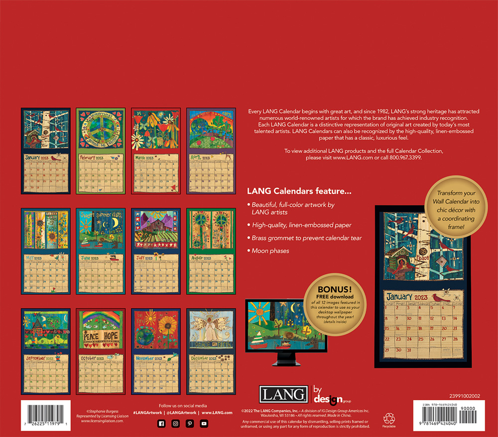 Lang 2023 Wall Calendar 2023 Calendar