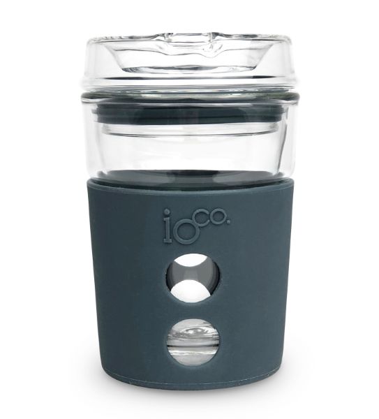 Picture of Ioco 8oz Glass Travel Cup - Midnight Blue