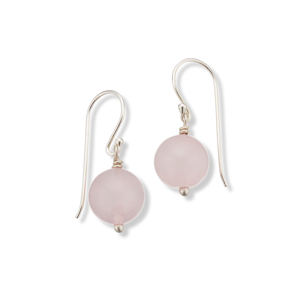 Picture of Palas Healing Gem Earrings - Rose Quartz