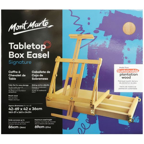 Picture of Mont Marte Big Desk Easel w/box - Elm