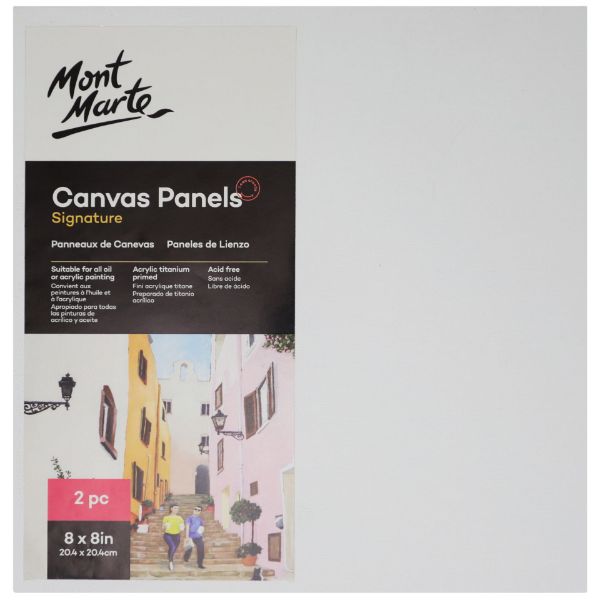 Picture of M.M. Canvas Panels 2 pk 20.4x20.4cm