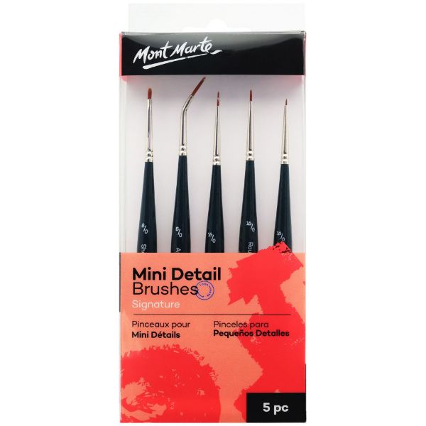 Picture of Mont Marte Mini Detail Brush Set 5pc