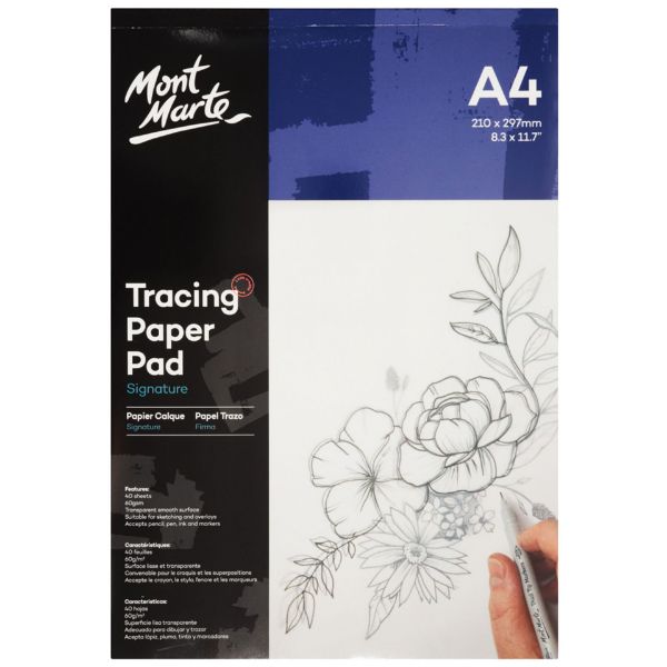 Picture of Mont Marte Tracing Paper Pad 60gsm A4 40 sheet