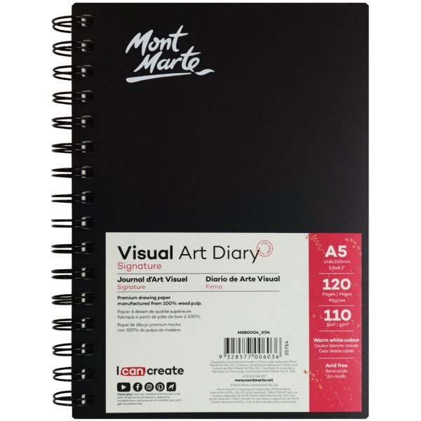 Picture of Mont Mart Visual Art Diary A5 120page