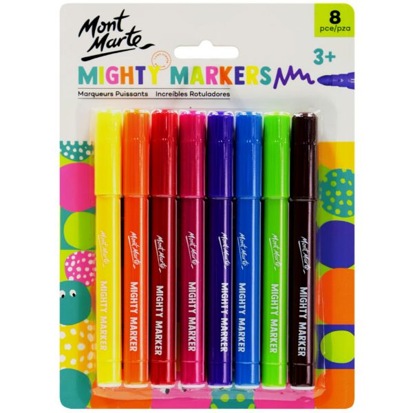 Picture of Mont Marte Mighty Markers 8pc