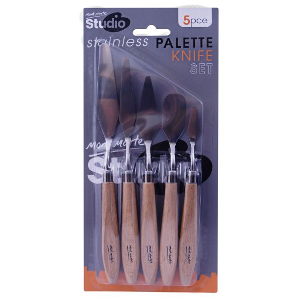 Picture of Mont Marte Stainless Palette Knife Set 5pc