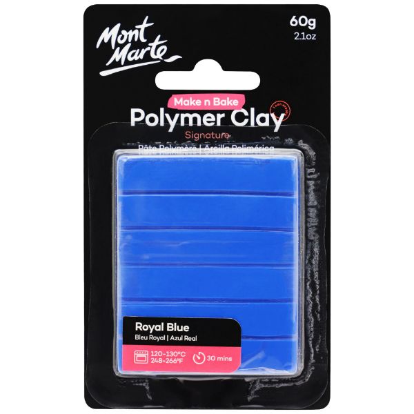 Picture of Mont Marte Make n Bake Polymer Clay 60g - Royal Blue