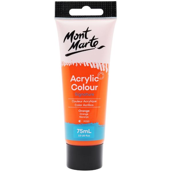 Picture of Mont Marte Acrylic Colour Paint 75ml - Orange