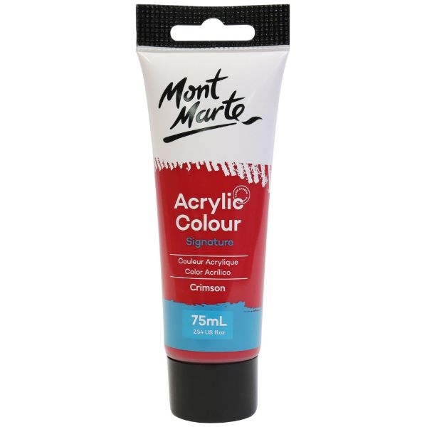 Picture of Mont Marte Acrylic Colour Paint 75ml - Crimson