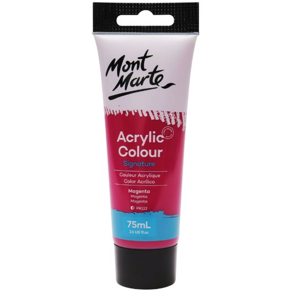 Picture of Mont Marte Acrylic Colour Paint 75ml - Magenta