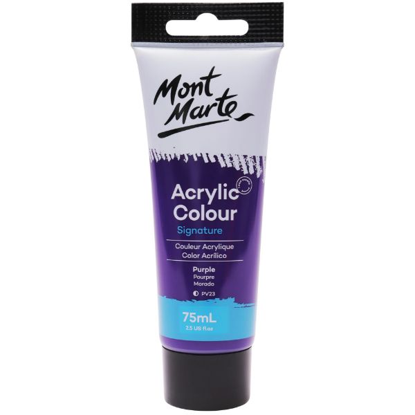 Picture of Mont Marte Acrylic Colour Paint 75ml - Purple