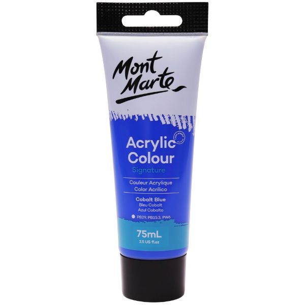 Picture of Mont Marte Acrylic Colour Paint 75ml - Cobalt Blue