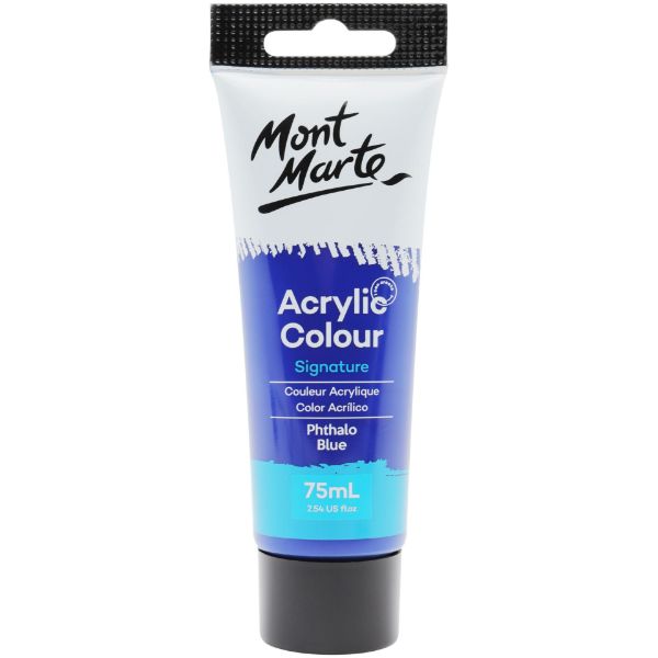Picture of Mont Marte Acrylic Colour Paint 75ml - Phthalo Blue