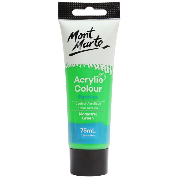 Picture of Mont Marte Acrylic Colour Paint 75ml - Monastral Green