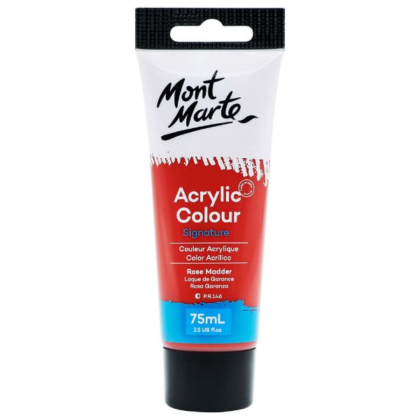Picture of Mont Marte Acrylic Colour Paint 75ml - Rose Madder