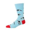 Picture of Bamboozld Sock - Killer Whale  Mens Size 7-11