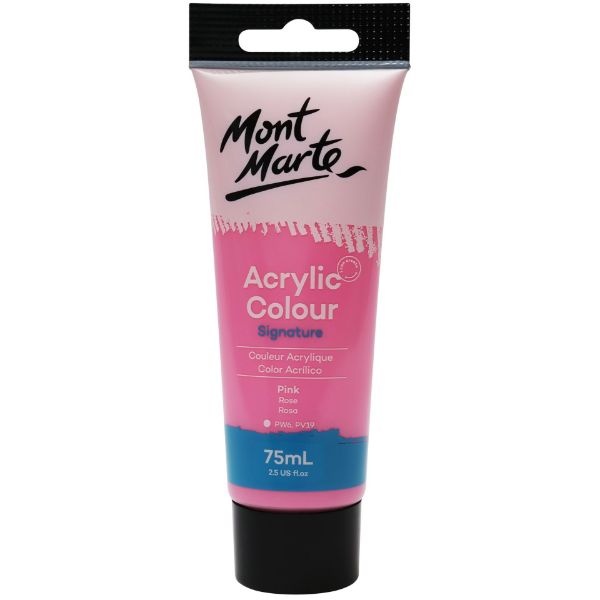 Picture of Mont Marte Acrylic Colour Paint 75ml - Pink