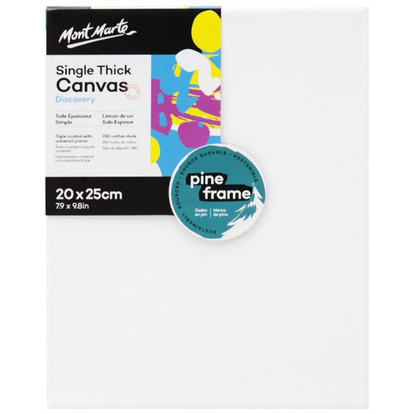 Picture of Mont Marte Discovery Canvas Single Thick 20x25cm