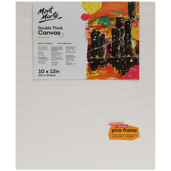 Picture of Mont Marte Signature Canvas Pine Frame Double Thickness 25.4 x 30.5
