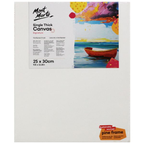 Picture of Mont Marte Signature Canvas Pine Frame Single Thickness 25 x 30 cm