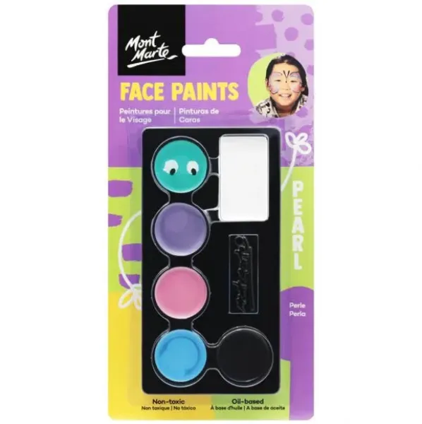 Picture of Mont Marte Face n Body Paint Kit 6 colours - Peal