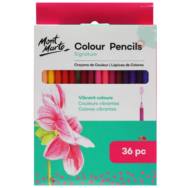 Picture of Mont Marte Colour Pencils 36pce - Essential Co