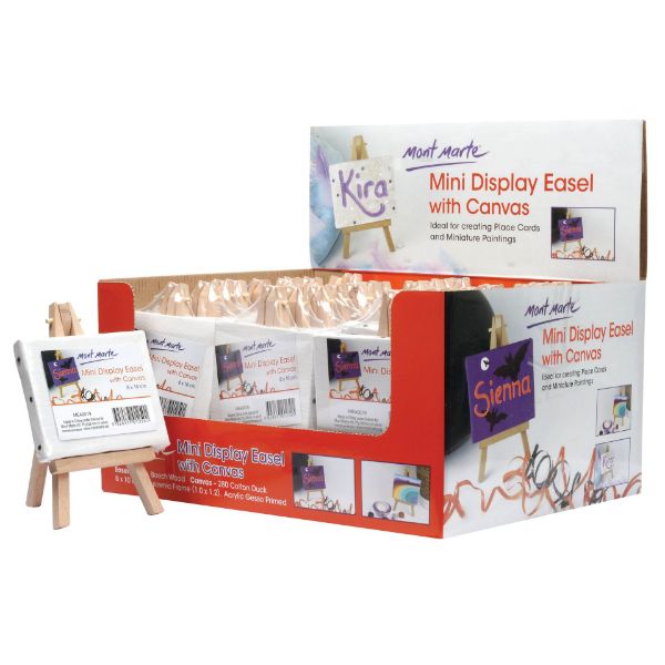 Picture of Mont Marte Mini Display Easel w/Canvas 8x10cm