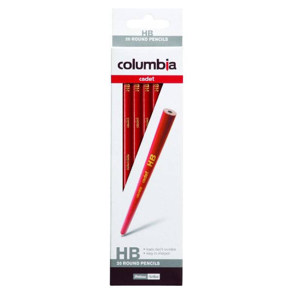 Picture of COLUMBIA CADET LEAD PENCIL ROUND HB PK20