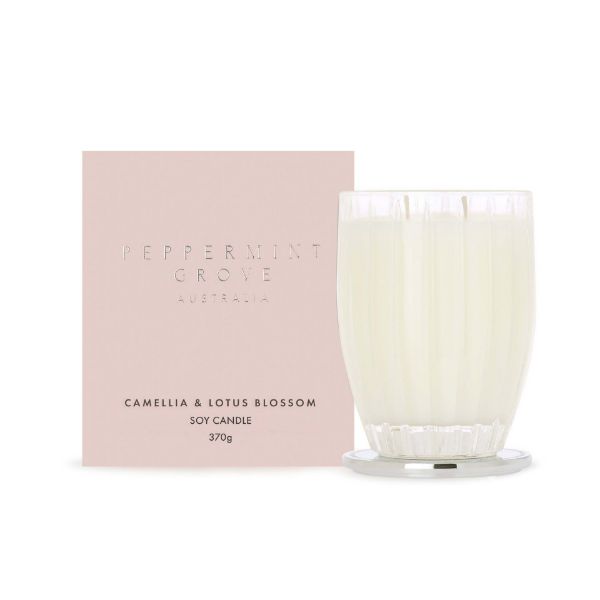 Picture of Peppermint Grove Candle 370g - Camelia & Lotus Bloss