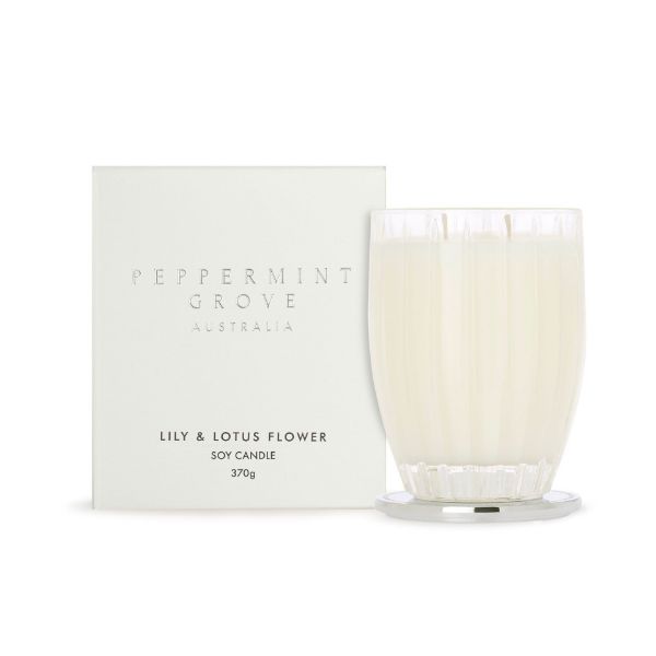 Picture of Peppermint Grove Candle 370g - Lily & Lotus Flower