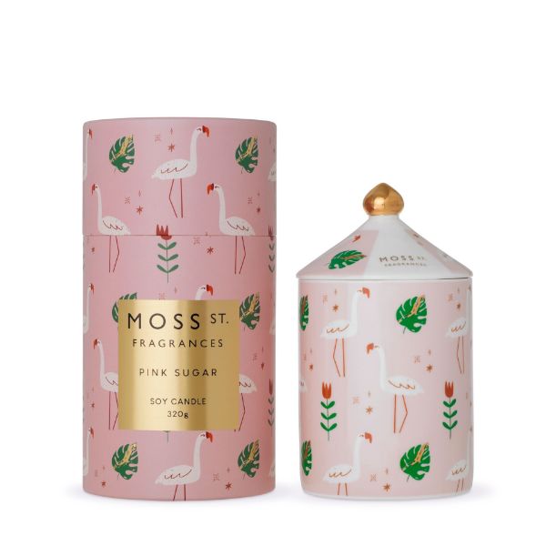 Picture of Moss St. Ceramic Candle 320g Pink Sugar