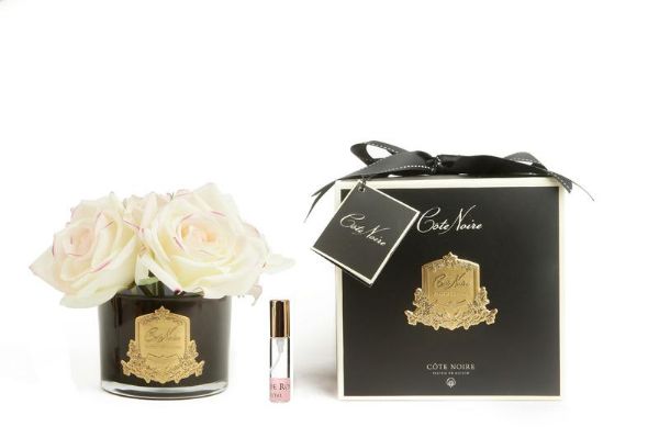 Picture of COTE NOIRE - PERFUMED NATURAL TOUCH 5 ROSES - BLACK - PINK BLUSH