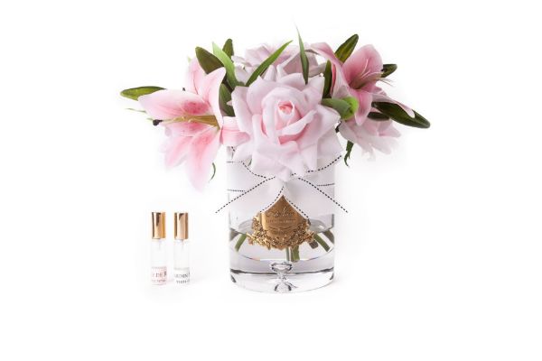 Picture of Cote Noire Luxury Roses & Lillies Pink in a Pink