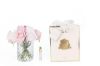 Picture of COTE NOIRE - HERRINGBONE FLOWER - MIXED ROSE BUDS - CLEAR