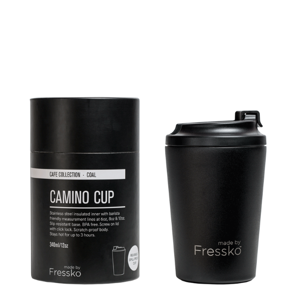 Picture of Fressko Reusable Camino Cup 340ml Coal