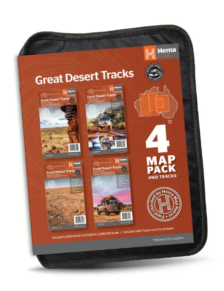 Picture of Hema Map Great Desert Tracks Map Pack