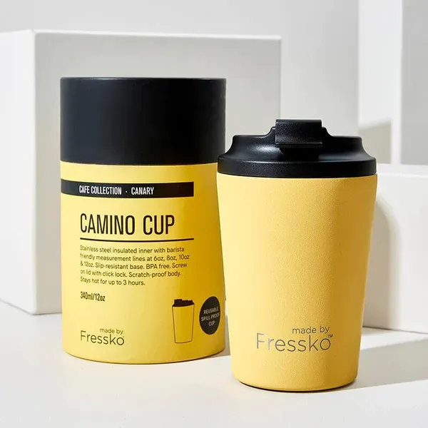 Picture of Fressko Reusable Camino Cup 340ml Canary