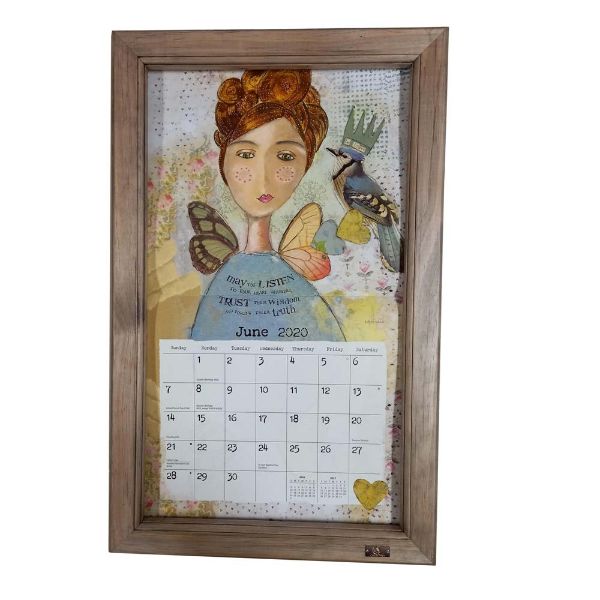 Picture of Calendar Frame Ash Stained