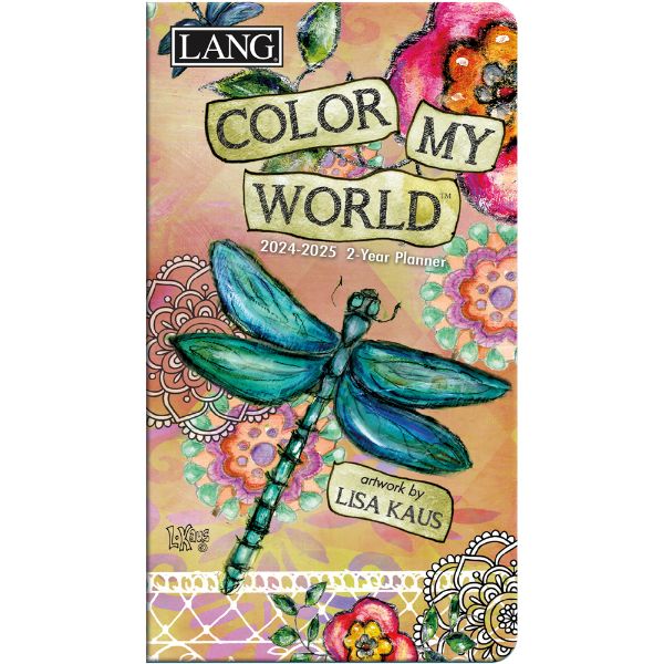 Picture of Lang 2 year Pocket Planner 2024/2025 Color my World
