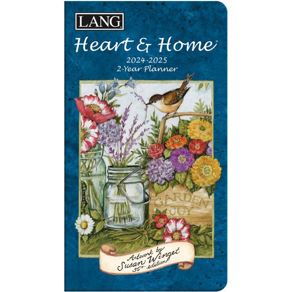 Picture of Lang 2 year Pocket Planner 2024/2025 Heart & Home