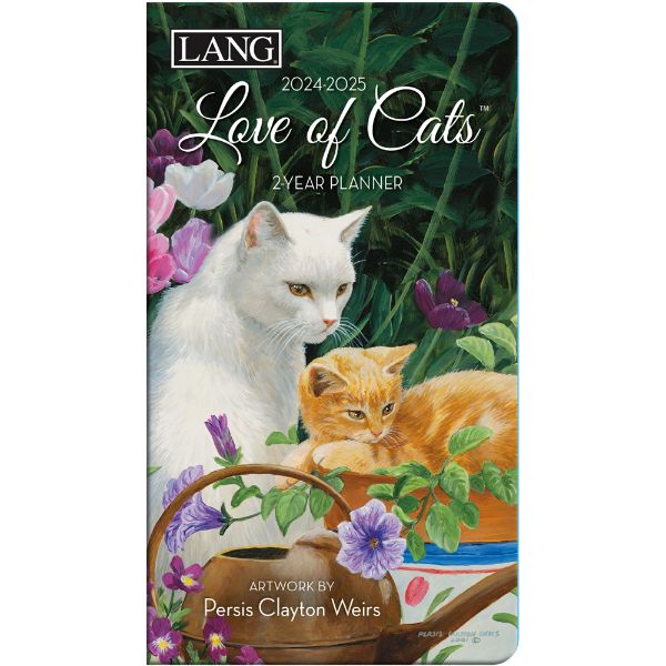 Picture of Lang 2 year Pocket Planner 2024/2025 Love of Cats