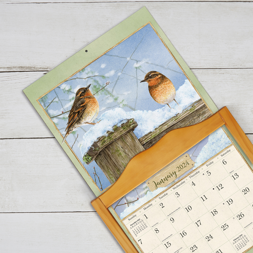 Lang Wall Calendar 2024 Birds in the Garden Nextra Dianella