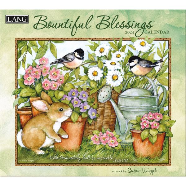 Picture of Lang Wall Calendar 2024 Bountiful Blessings